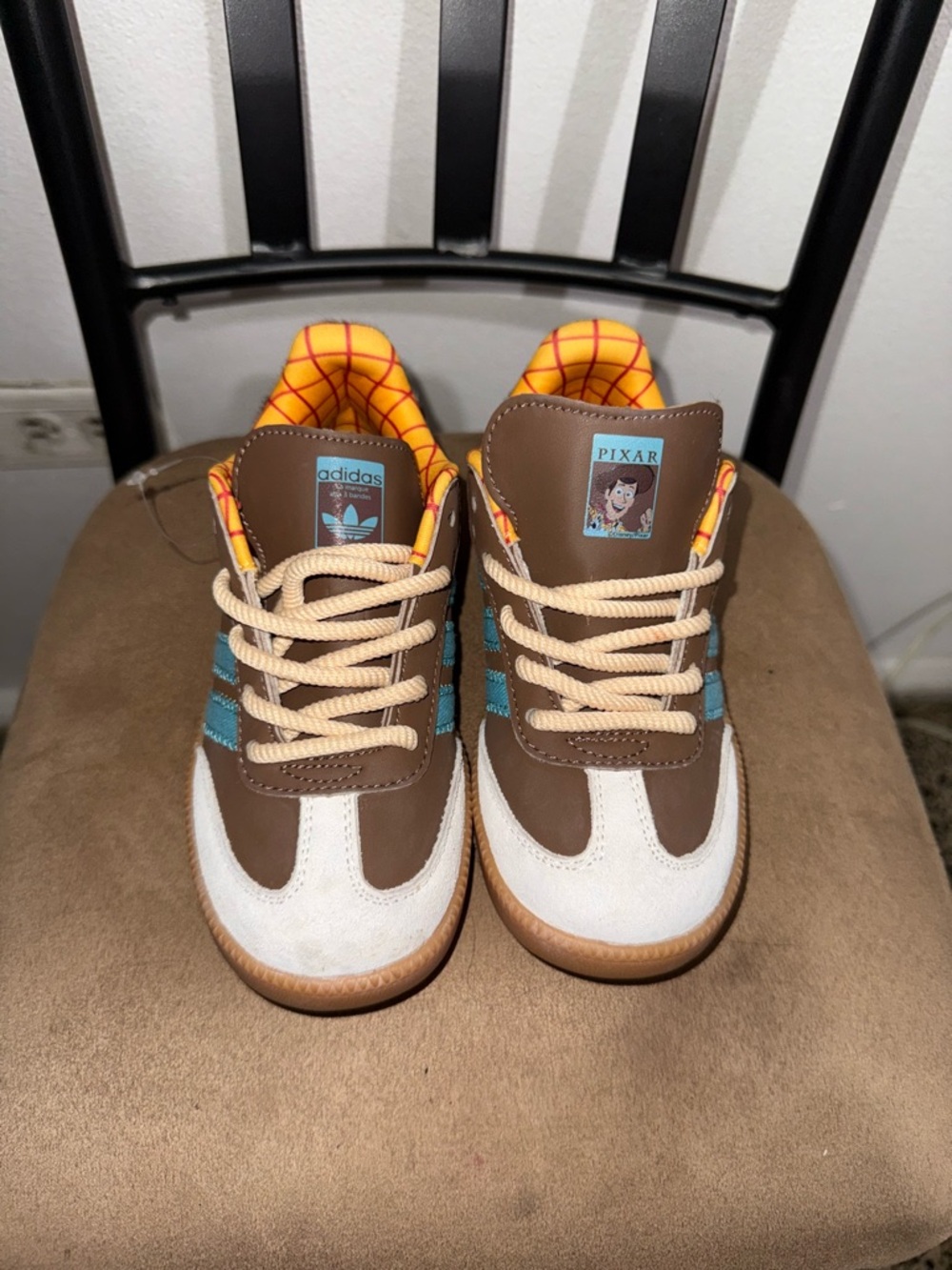 Adidas Samba Pixar Toy Story Woody Kids Sneakers Size 1Y – Excellent Condition